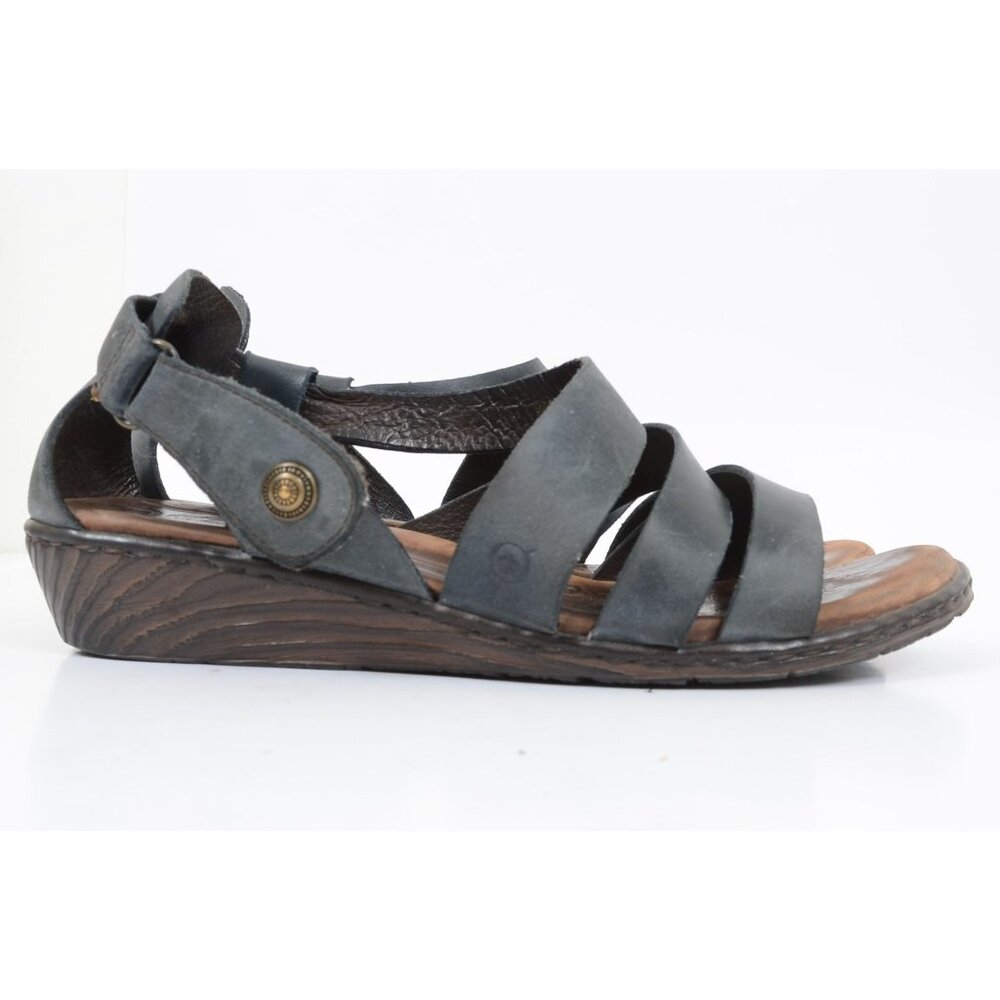 Born Kates Women's 9 Wedge Comfort Straps Casual Gladiator Sandals Hook & Loop